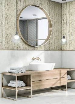 Vliestapete Naturstein Struktur Beige Creme 33351