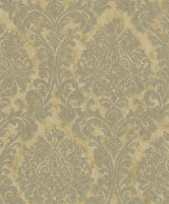 Vliestapete Nomad Beige Grau Damast Optik A50102