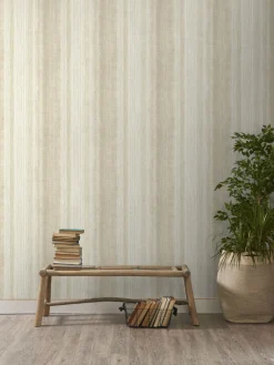 Vliestapete Nomad Beige Streifen A47606 Grandeco