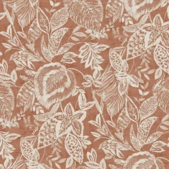 Vliestapete Nomad Orange Blätter 171804 Grandeco