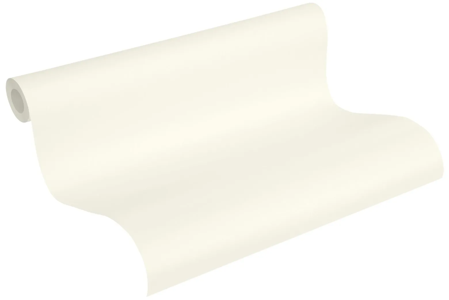 Vliestapeten Uni-Design cremeweiß Metallic 3680-03