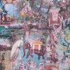 Vliestapete Orient Menschen blau bunt 38173-3