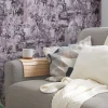 Vliestapete Orient Menschen grau violett 38173-1
