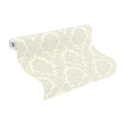 Vliestapete Ornamente Barock weiß Glanz Rasch 570519