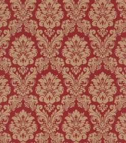 Vliestapete Ornamente Barock rot gold Rasch 570540