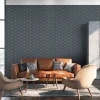 Vliestapete Ornamente blau weiß gold schwarz 37528-3