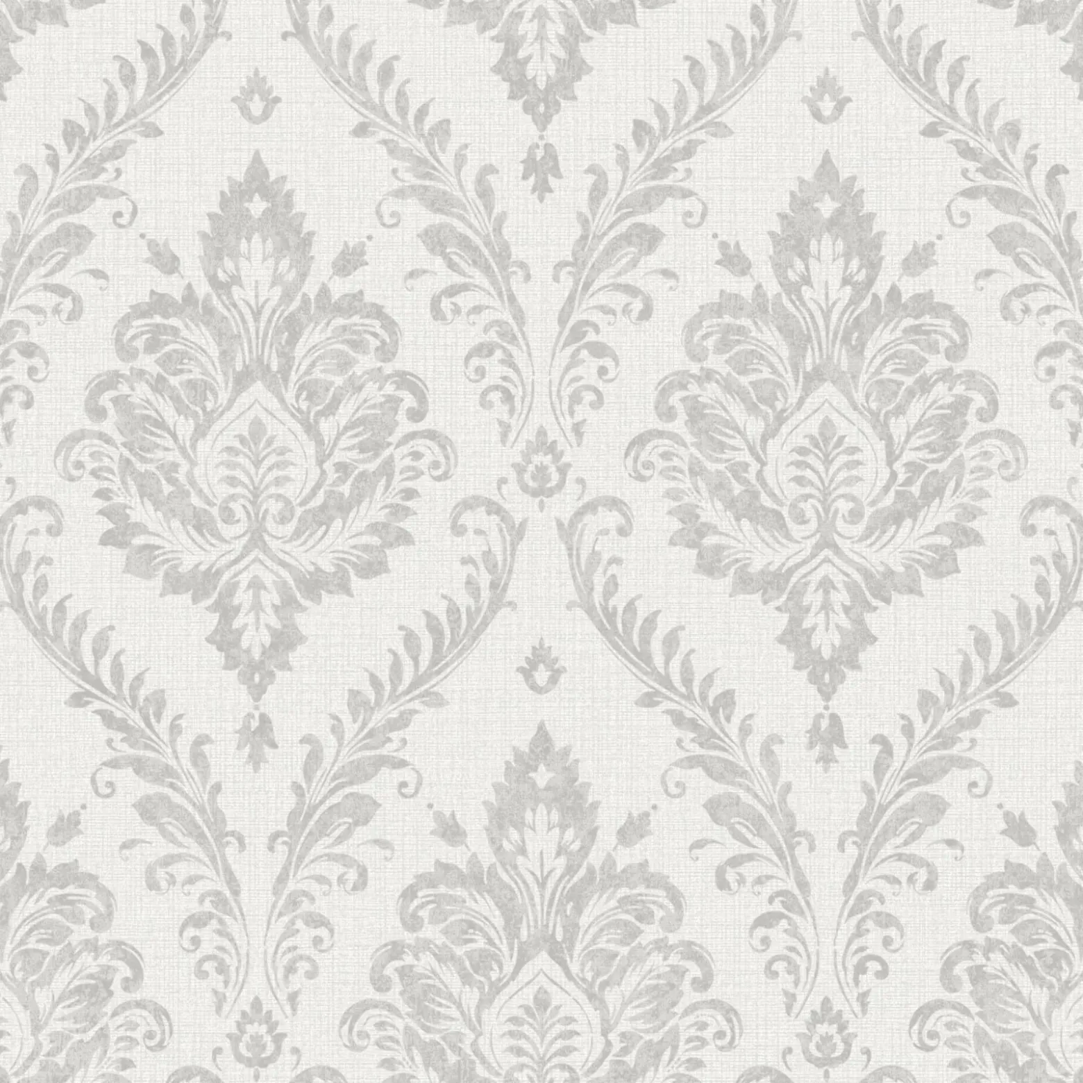 Vliestapete Ornamente Damast Grau Glitzer MN3206