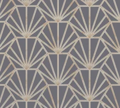 Vliestapete Ornamente grau weiß gold 37528-4