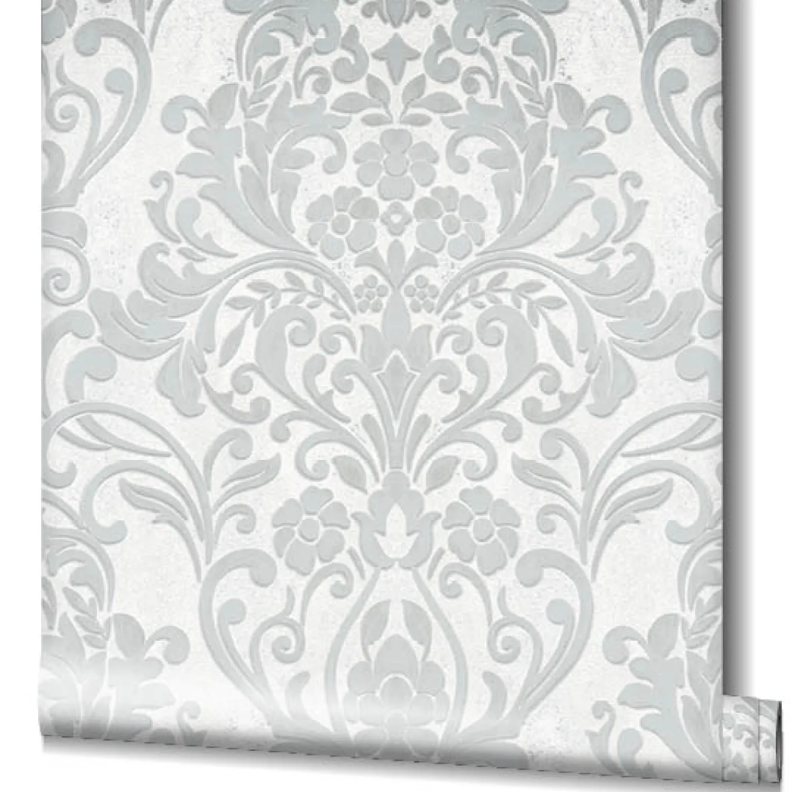 Vliestapete Ornamente Metallic grau silber 32602