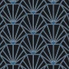 Vliestapete Ornamente schwarz blau weiß silber 37528-2