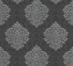 Vliestapete Ornament schwarz Metallic Alpha 32480-4