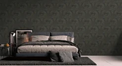 Vliestapete Paisley Metallic Schwarz Gold 39119-5