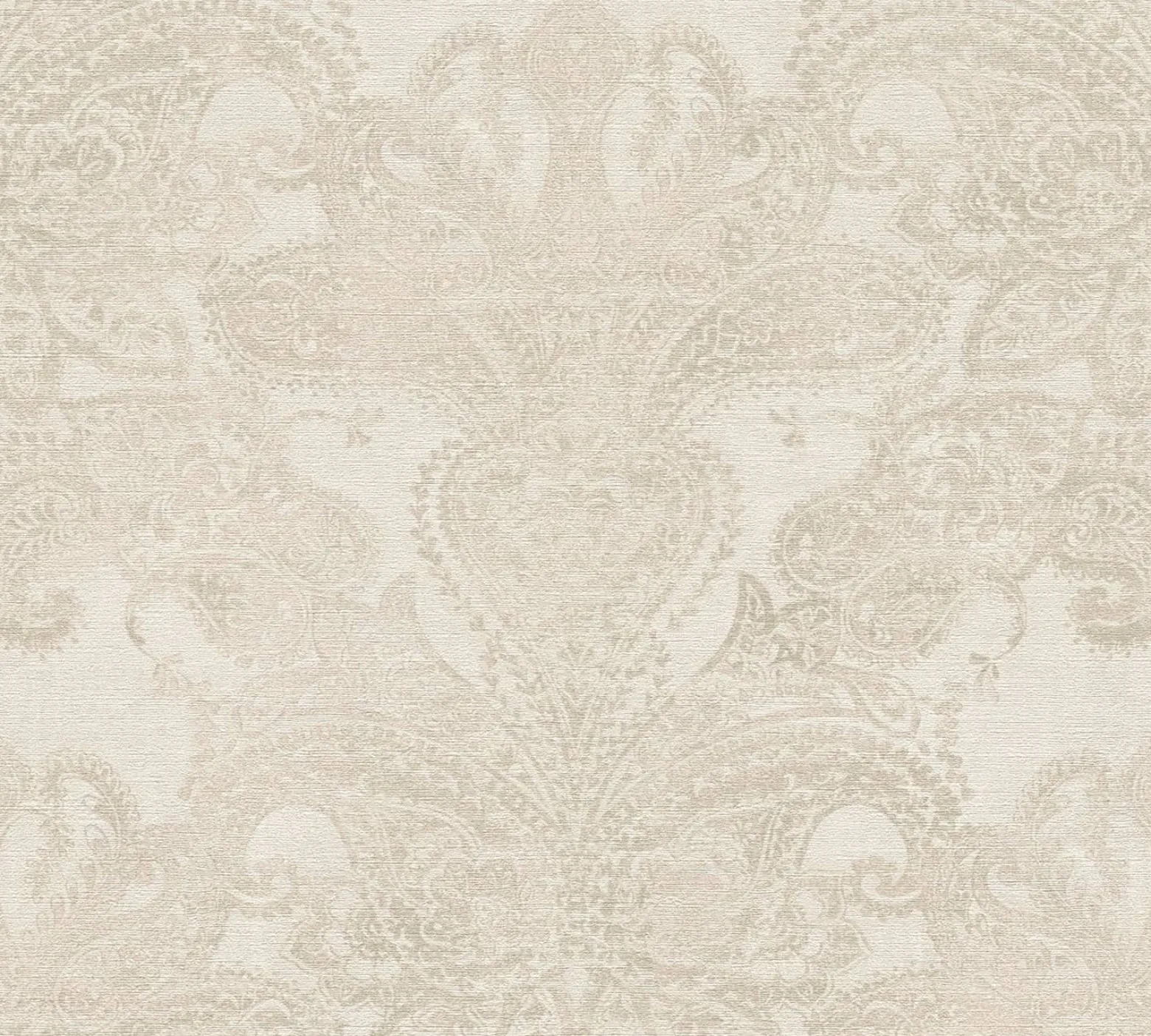 Vliestapete Paisley Metallic Creme Perlmutt 39119-3