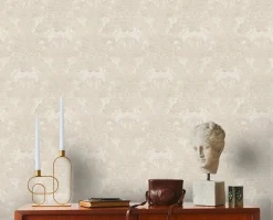 Vliestapete Paisley Metallic Creme Perlmutt 39119-3