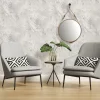 Vliestapete Palmen hellgrau livingwalls Hygge 36385-1