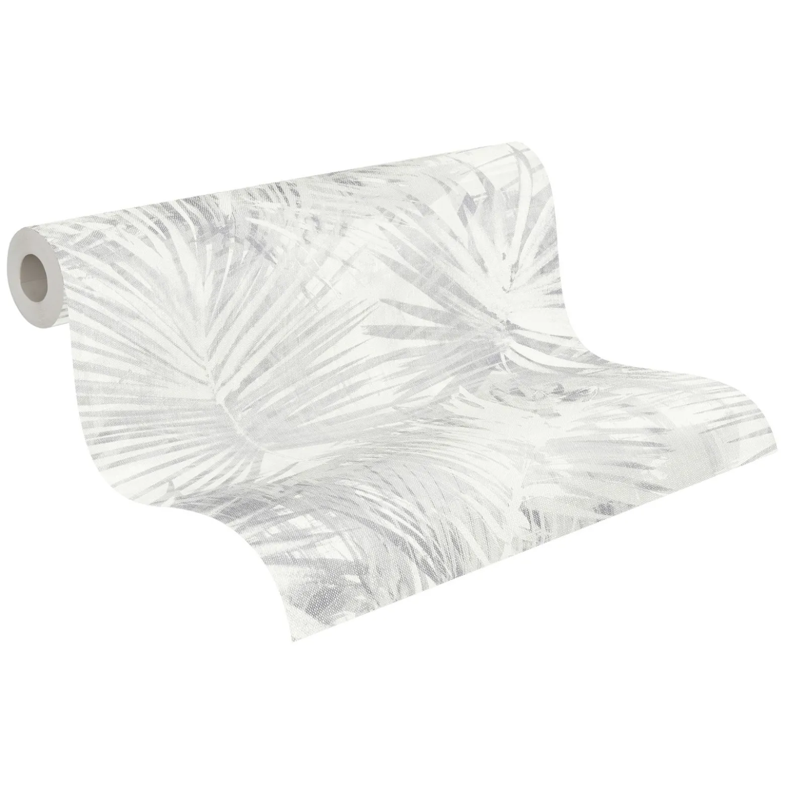 Vliestapete Palmen hellgrau livingwalls Hygge 36385-1
