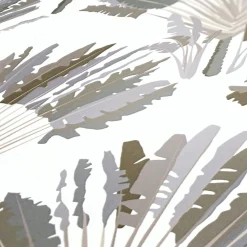 Vliestapete Palmwedel Blätter braun grau 37708-2