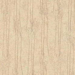 Vliestapete Pampasgras Beige Grau Glitzer 38614-1
