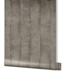 Vliestapete Paneele Beton braun grau metallic 31614