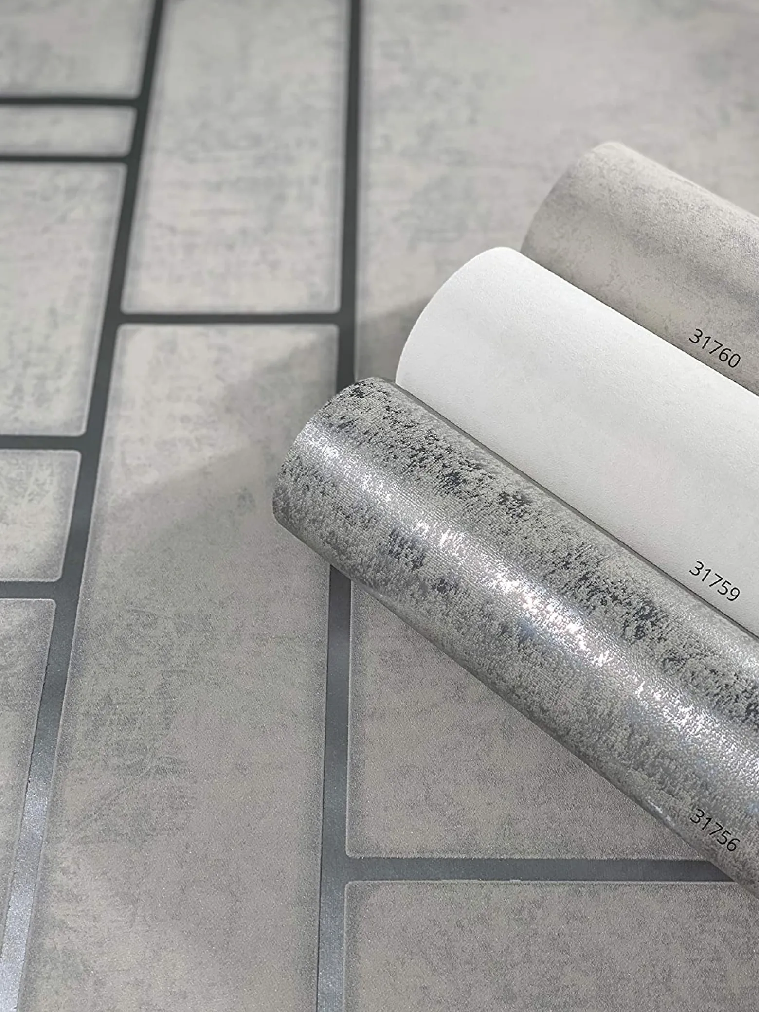 Vliestapete Patina grau silber Metallic Imagine 31756