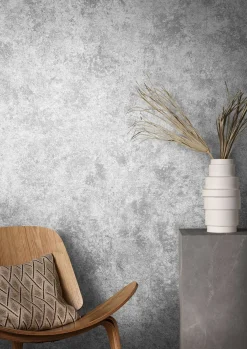 Vliestapete Patina Stein grau Metallic 85727