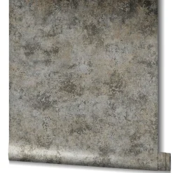 Vliestapete Patina Stein silber grau Metallic 85724
