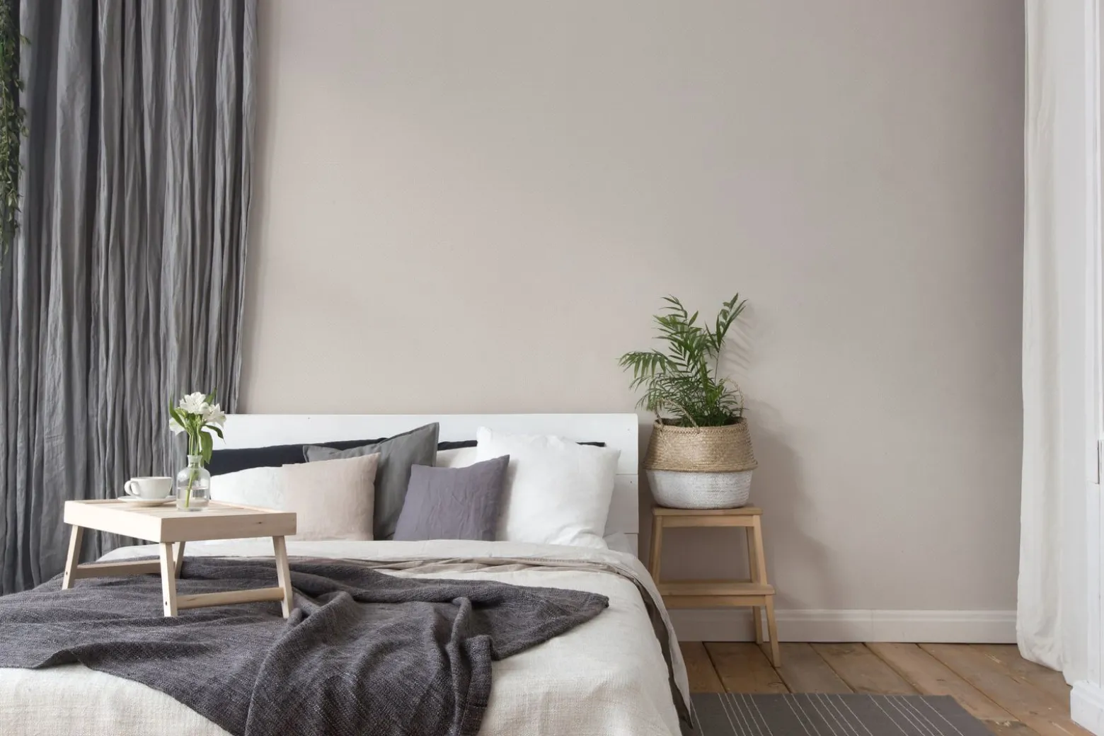 Vliestapete Punkte Textil Optik Beige Weiß 39070-4