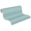 Vliestapete Punkte Textil Optik Blau Weiß 39070-5