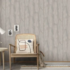 Vliestapete Putz Optik Beige Silber Metallic 10347-11