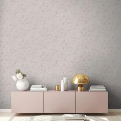 Vliestapete Putz Optik Beige Grau Silber Metallic 39387-3