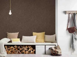 Vliestapete Putz Optik braun beige 37744-2