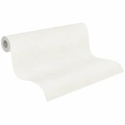 Vliestapete Putzoptik Einfarbig Creme Weiß 79091-3