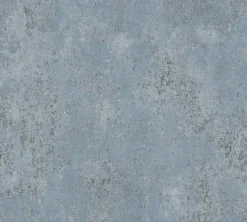 Vliestapete Putzoptik Industrial Blau Grau Metallic 78629-4