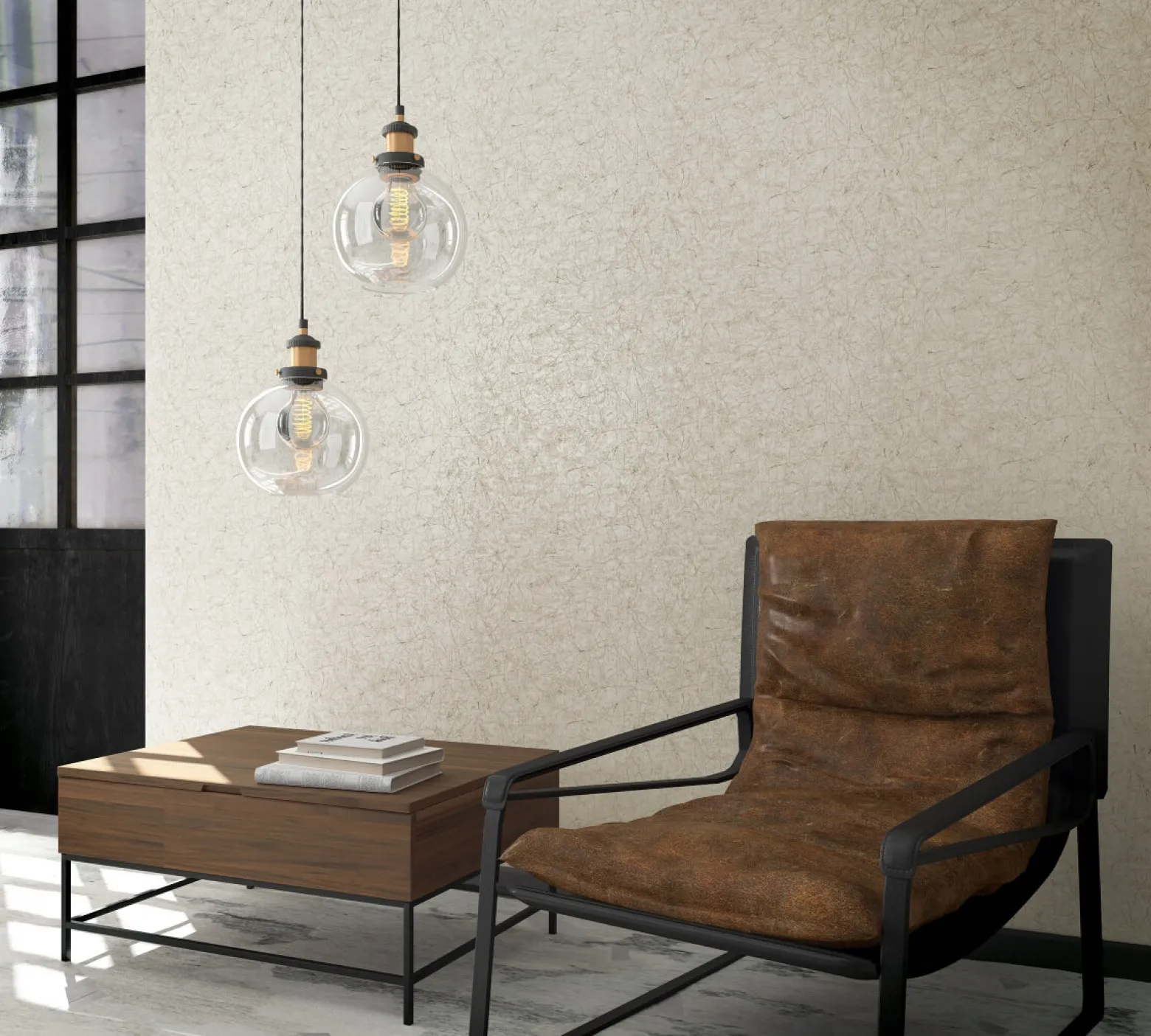 Vliestapete Putz-Optik Risse beige grau 32802
