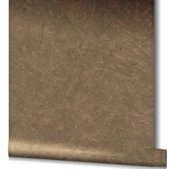 Vliestapete Putz-Optik Struktur Metallic bronze 32819