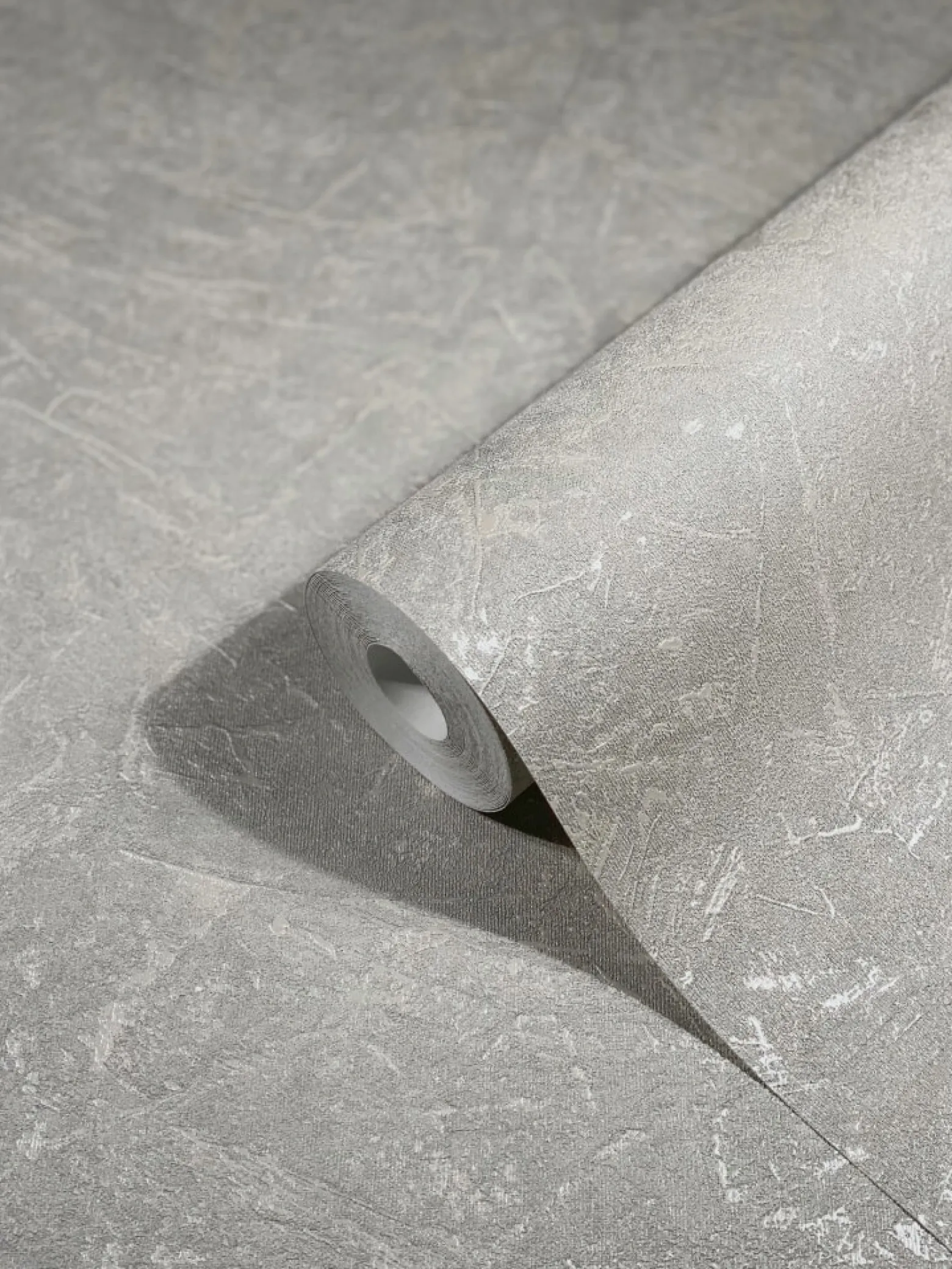 Vliestapete Putz-Optik Struktur Metallic grau weiß 32815