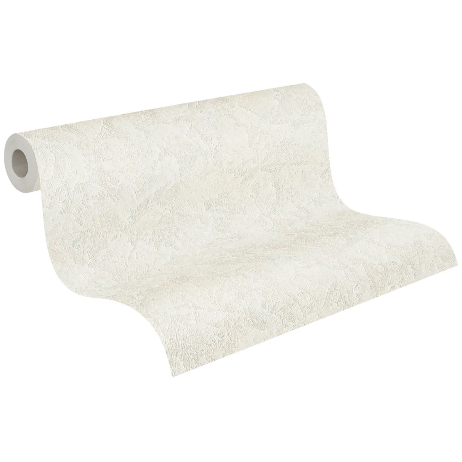 Vliestapete Putz Optik Uni Creme Glitzer 39035-4