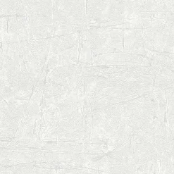 Vliestapete Putz Optik Weiß Silber Metallic 10315-01