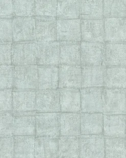 Vliestapete Quadrate Vintage grün grau Casual 30414