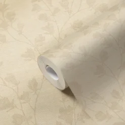 Vliestapete Ranken Floral Beige Nara 38747-5 AS Creation