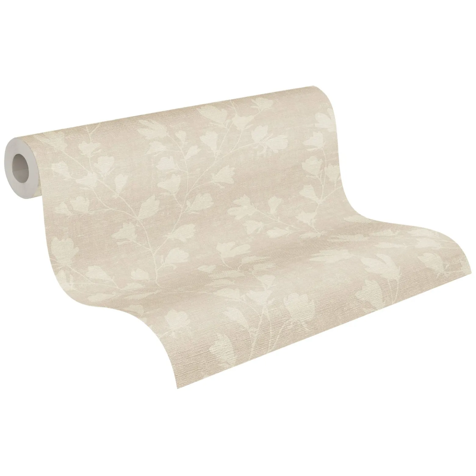 Vliestapete Ranken Floral Grau Weiß Nara 38747-4