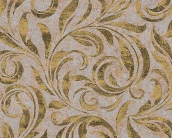 Vliestapete Ranken Vintage silber gold Glanz 95940-5