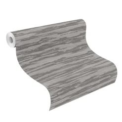 Vliestapete Rasch Abstrakt Grau Silber Metallic 720464