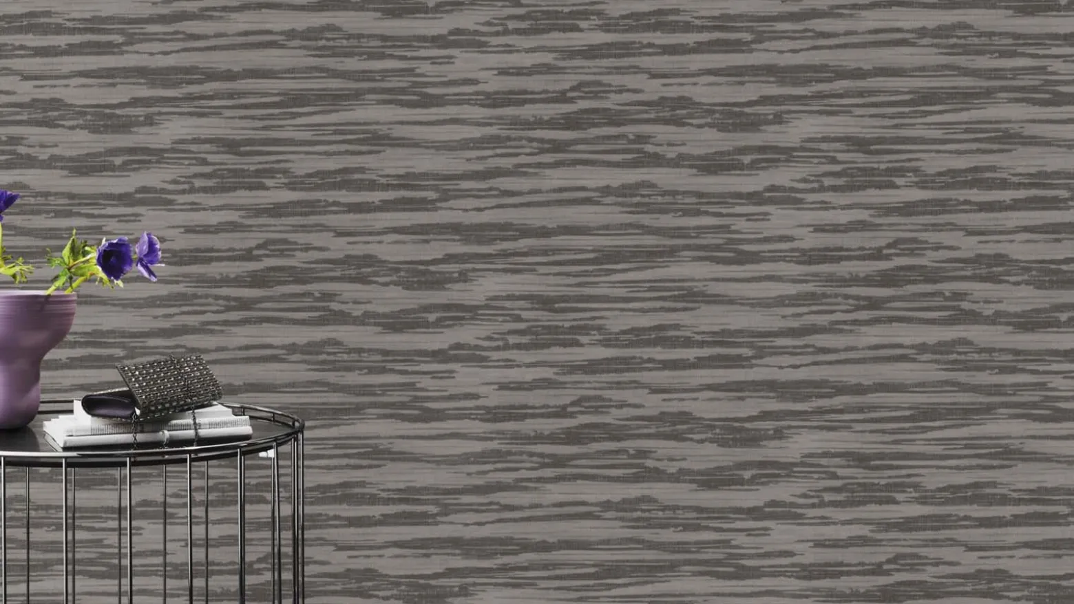 Vliestapete Rasch Abstrakt Grau Silber Metallic 720464