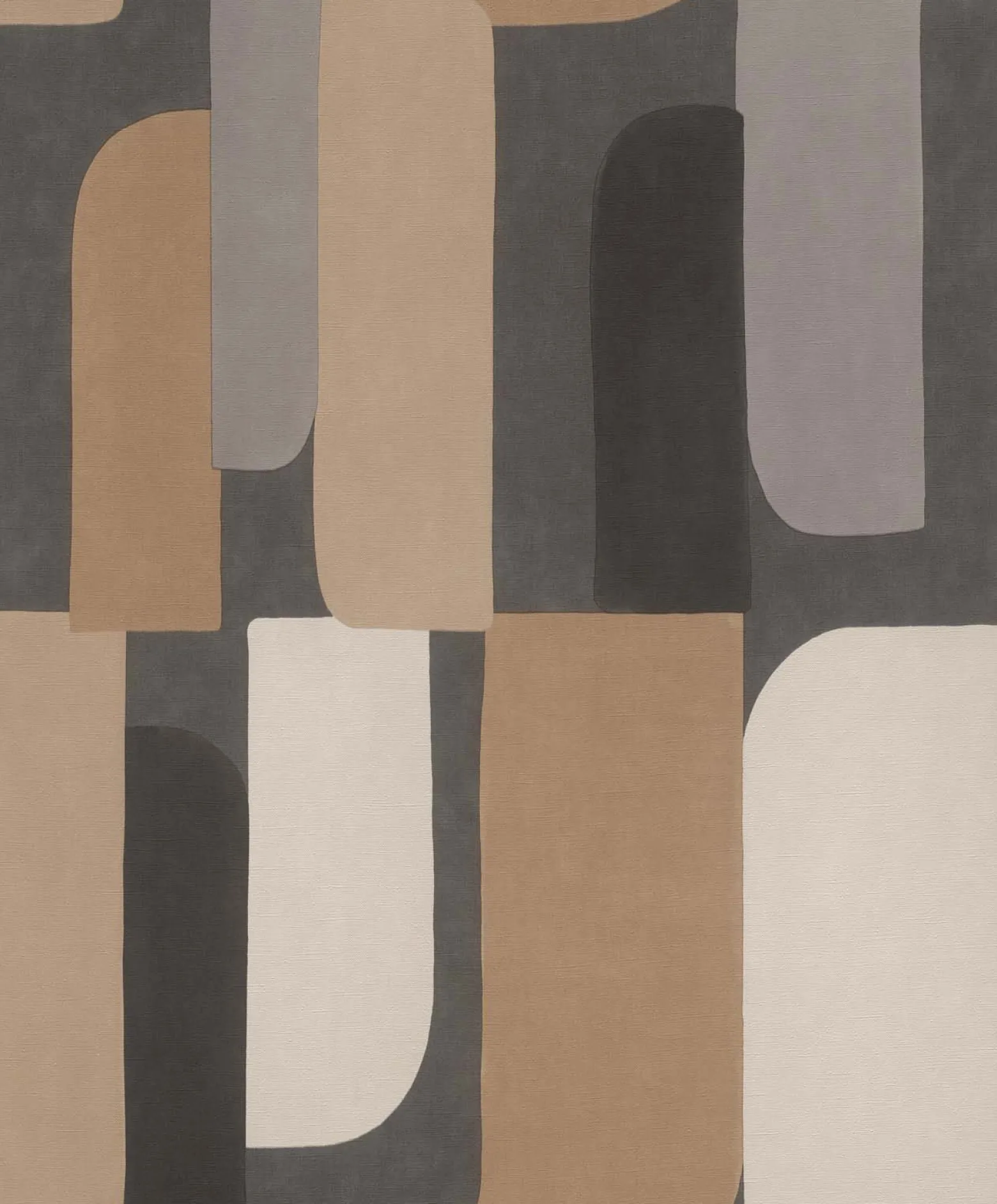 Vliestapete Rasch Abstrakt Grafik Grau Braun Creme 330533
