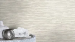 Vliestapete Rasch Abstrakt Hellgrau Silber Metallic 720440