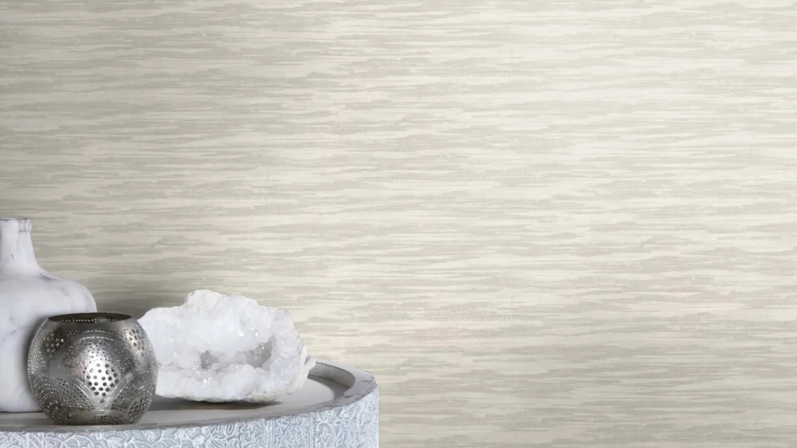 Vliestapete Rasch Abstrakt Hellgrau Silber Metallic 720440
