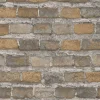 Vliestapete Rasch Backsteine grau braun beige 428056