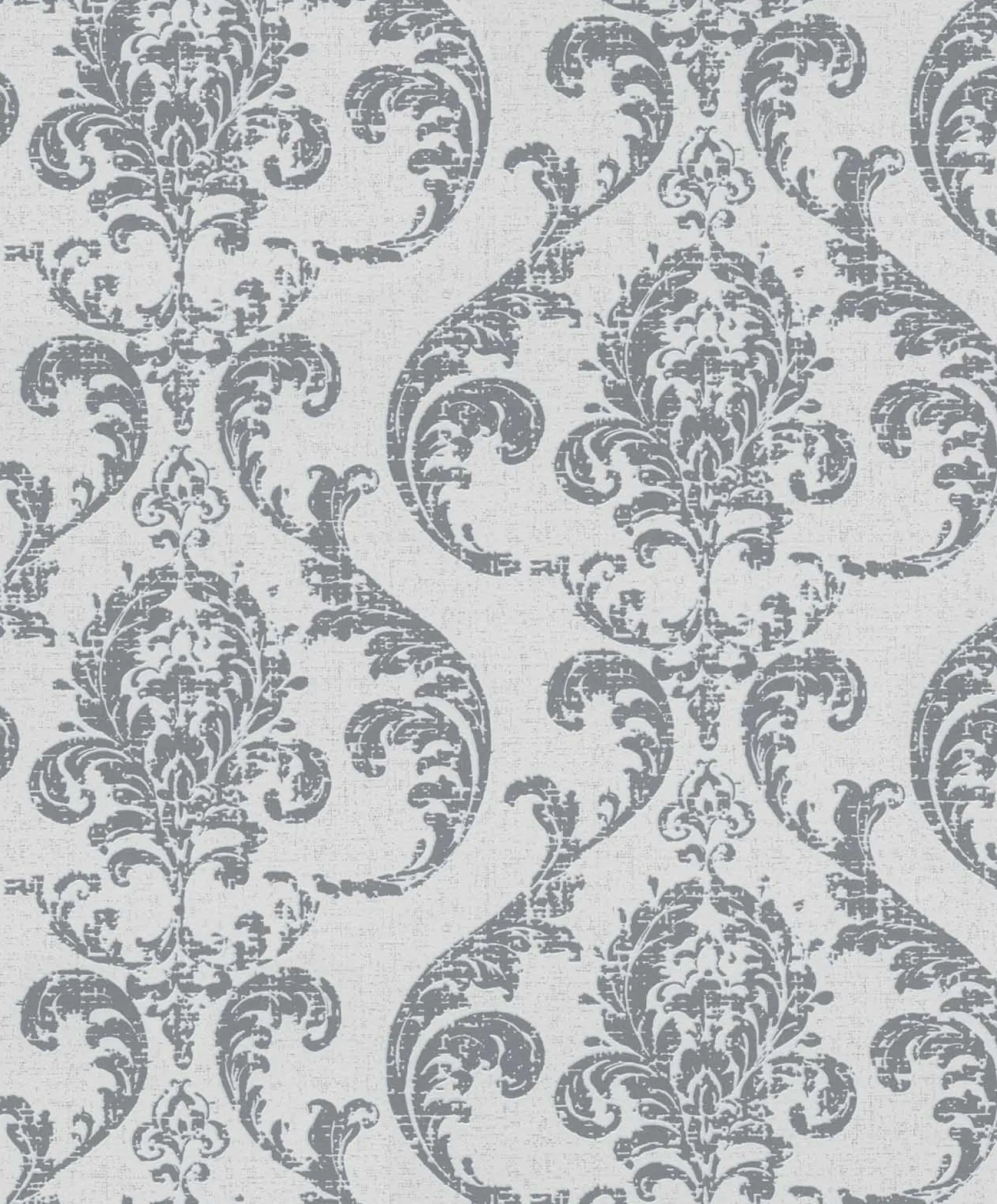 Vliestapete Rasch Barock Muster Grau Silber 315615