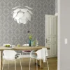 Vliestapete Rasch Barock silber-grau Metallic 420548